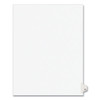 Preprinted Legal Exhibit Side Tab Index Dividers, Avery Style, 10-tab, 75, 11 X 8.5, White, 25/pack, (1075)