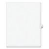 Preprinted Legal Exhibit Side Tab Index Dividers, Avery Style, 10-tab, 64, 11 X 8.5, White, 25/pack, (1064)