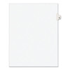 Preprinted Legal Exhibit Side Tab Index Dividers, Avery Style, 10-tab, 55, 11 X 8.5, White, 25/pack, (1055)