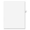 Preprinted Legal Exhibit Side Tab Index Dividers, Avery Style, 10-tab, 34, 11 X 8.5, White, 25/pack, (1034)
