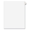 Preprinted Legal Exhibit Side Tab Index Dividers, Avery Style, 10-tab, 26, 11 X 8.5, White, 25/pack, (1026)