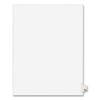 Preprinted Legal Exhibit Side Tab Index Dividers, Avery Style, 10-tab, 25, 11 X 8.5, White, 25/pack, (1025)