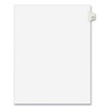 Preprinted Legal Exhibit Side Tab Index Dividers, Avery Style, 10-tab, 27, 11 X 8.5, White, 25/pack, (1027)