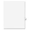 Preprinted Legal Exhibit Side Tab Index Dividers, Avery Style, 10-tab, 17, 11 X 8.5, White, 25/pack, (1017)