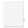 Preprinted Legal Exhibit Side Tab Index Dividers, Avery Style, 10-tab, 19, 11 X 8.5, White, 25/pack, (1019)