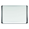 Lacquered Steel Magnetic Dry Erase Board, 48 X 72, Silver/black