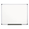 Value Lacquered Steel Magnetic Dry Erase Board, 48 X 72, White, Aluminum Frame