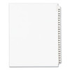 Preprinted Legal Exhibit Side Tab Index Dividers, Avery Style, 25-tab, 326 To 350, 11 X 8.5, White, 1 Set, (1343)