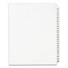 Preprinted Legal Exhibit Side Tab Index Dividers, Avery Style, 25-tab, 76 To 100, 11 X 8.5, White, 1 Set, (1333)