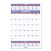 Three-month Wall Calendar, 15.5 X 22.75, White Sheets, 12-month (jan To Dec): 2023