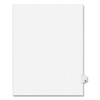 Preprinted Legal Exhibit Side Tab Index Dividers, Avery Style, 26-tab, W, 11 X 8.5, White, 25/pack, (1423)