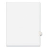 Preprinted Legal Exhibit Side Tab Index Dividers, Avery Style, 26-tab, T, 11 X 8.5, White, 25/pack, (1420)