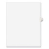Preprinted Legal Exhibit Side Tab Index Dividers, Avery Style, 26-tab, J, 11 X 8.5, White, 25/pack, (1410)