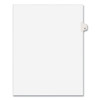 Preprinted Legal Exhibit Side Tab Index Dividers, Avery Style, 26-tab, F, 11 X 8.5, White, 25/pack, (1406)