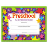 Colorful Classic Certificates, Preschool Diploma, 11 X 8.5, Horizontal Orientation, Assorted Colors, 30/pack