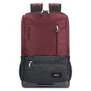 Draft Backpack, Fits Devices Up To 15.6", Nylon, 6.25 X 18.12 X 18.12, Burgundy