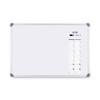 Euro-style Magnetic Dry-erase Aluminum Frame Boards, 36 X 24, Aluminum Frame