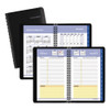 800 Range Weekly/monthly Appointment Book, 11 X 8.25, Black Cover, 12-month (jan To Dec): 2023