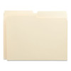 Top Tab File Folders, 1/2-cut Tabs: Assorted, Letter Size, 0.75" Expansion, Manila, 100/box
