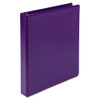 Earths Choice Biobased Durable Fashion View Binder, 3 Rings, 1" Capacity, 11 X 8.5, Purple, 2/pack