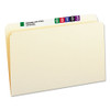 Manila File Folders, Straight Tabs, Legal Size, 0.75" Expansion, Manila, 100/box