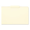 Reinforced Tab Manila File Folders, 1/3-cut Tabs: Center Position, Legal Size, 0.75" Expansion, 11-pt Manila, 100/box