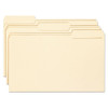 Top Tab File Folders With Antimicrobial Product Protection, 1/3-cut Tabs: Assorted, Legal, 0.75" Expansion, Manila, 100/box