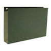 Box Bottom Hanging File Folders, 2" Capacity, Legal Size, Standard Green, 25/box