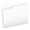Colored File Folders, 1/3-cut Tabs: Assorted, Letter Size, White, 100/box