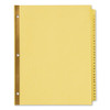Preprinted Laminated Tab Dividers With Gold Reinforced Binding Edge, 31-tab, 1 To 31, 11 X 8.5, Buff, 1 Set