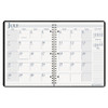 Spiralbound Academic Monthly Planner, 11 X 8.5, Black Cover, 14-month (july To Aug): 2022 To 2023