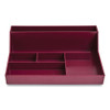 Plastic Desktop Organizer, 6 Compartments, 6.81 X 9.84 X 2.75, Purple