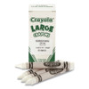 Crayon,lg,12pk,wh