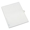 Preprinted Legal Exhibit Side Tab Index Dividers, Allstate Style, 10-tab, 38, 11 X 8.5, White, 25/pack