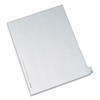 Preprinted Legal Exhibit Side Tab Index Dividers, Allstate Style, 10-tab, 26, 11 X 8.5, White, 25/pack