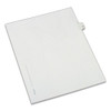 Preprinted Legal Exhibit Side Tab Index Dividers, Allstate Style, 10-tab, 19, 11 X 8.5, White, 25/pack