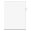 Preprinted Legal Exhibit Side Tab Index Dividers, Avery Style, 10-tab, 7, 11 X 8.5, White, 25/pack