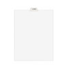 Avery-style Preprinted Legal Bottom Tab Divider, 26-tab, Exhibit C, 11 X 8.5, White, 25/pk