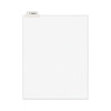 Avery-style Preprinted Legal Bottom Tab Divider, 26-tab, Exhibit J, 11 X 8.5, White, 25/pk