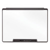 Motion Portable Dry Erase Board, 36 X 24, White, Black Frame