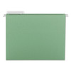 Color Hanging Folders With 1/3 Cut Tabs, Letter Size, 1/3-cut Tabs, Green, 25/box