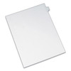 Preprinted Legal Exhibit Side Tab Index Dividers, Allstate Style, 26-tab, C, 11 X 8.5, White, 25/pack