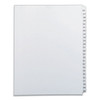 Preprinted Legal Exhibit Side Tab Index Dividers, Allstate Style, 25-tab, 226 To 250, 11 X 8.5, White, 1 Set