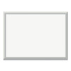 Magnetic Dry Erase Board With Aluminum Frame, 24 X 18, White Surface, Silver Frame