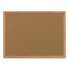 Value Cork Bulletin Board With Oak Frame, 36 X 48, Natural