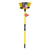 Job Site Super-duty Multisurface Upright Broom, 16 X 54, Fiberglass Handle, Yellow/black
