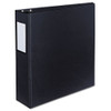 Durable Non-view Binder With Durahinge And Slant Rings, 3 Rings, 3" Capacity, 11 X 8.5, Black, (8728)