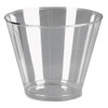Comet Plastic Tumblers, 9 Oz, Clear, Squat, 500/carton