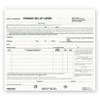 Snap-a-way Bill Of Lading, Short Form, Three-part Carbonless, 7 X 8.5, 250 Forms Total