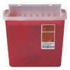 Sharps Container-patient Room, 5 Qt, Plastic, Red